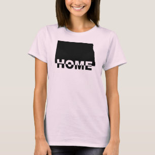 North Dakota Heimweg von State T-Shirt Tees