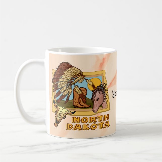 North Dakota Kaffeetasse (Links)