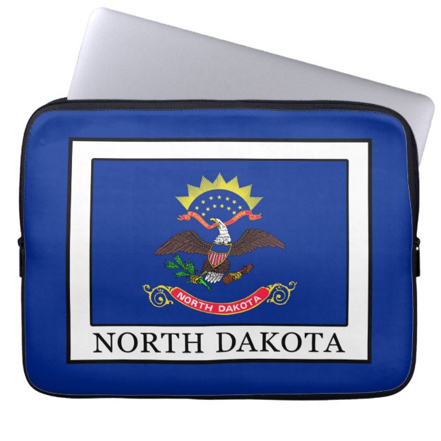 North Dakota Laptopschutzhülle (Vorderseite)