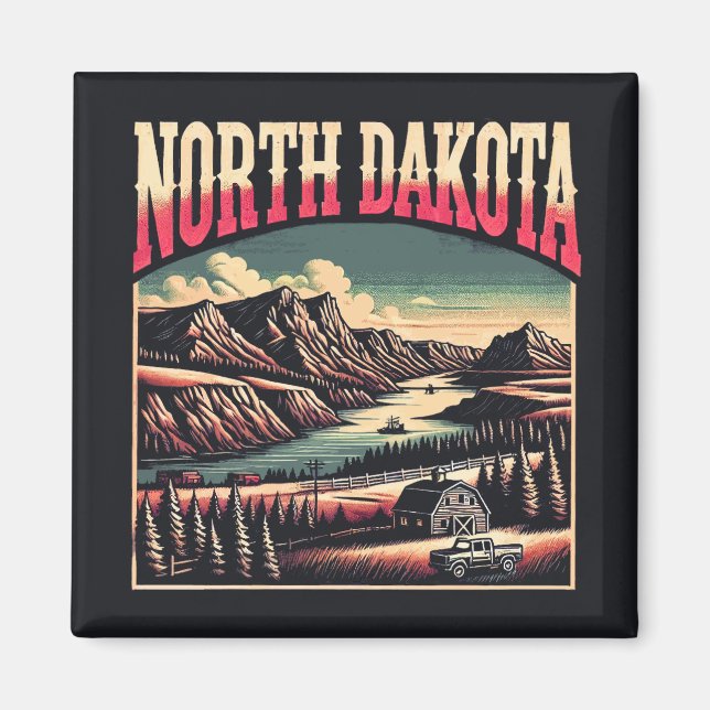 North Dakota Magnet (Vorne)