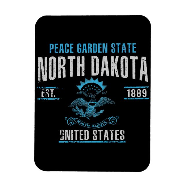 North Dakota Magnet (Vertikal)