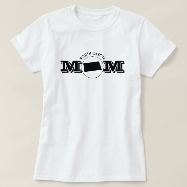 North Dakota Mom  T-Shirt (Design vorne)