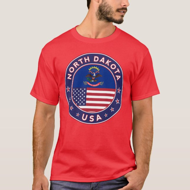 North Dakota, North Dakota, legging, t-shirt, T-Shirt (Vorderseite)