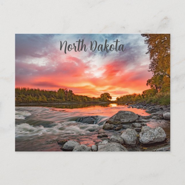 North Dakota Postcard Postkarte (Vorderseite)