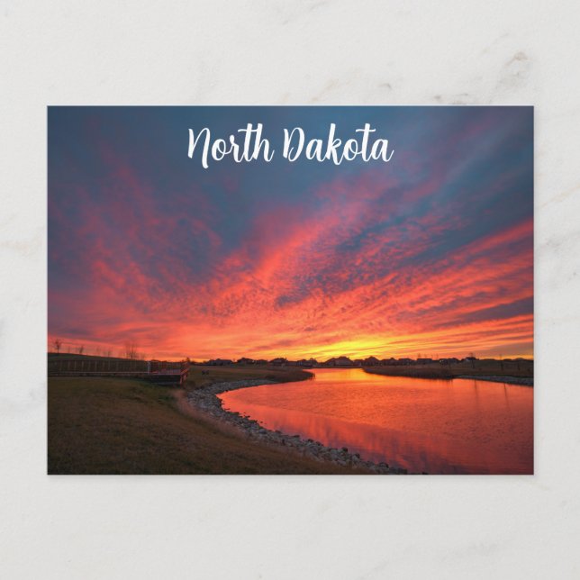 North Dakota Postcard Postkarte (Vorderseite)