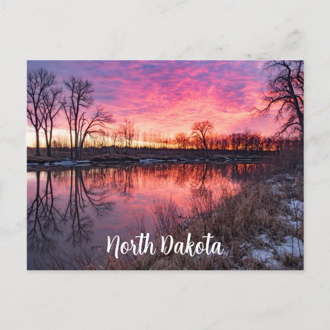 North Dakota Postcard Postkarte (Vorderseite)