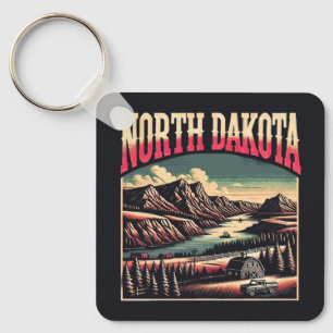 North Dakota Schlüsselanhänger