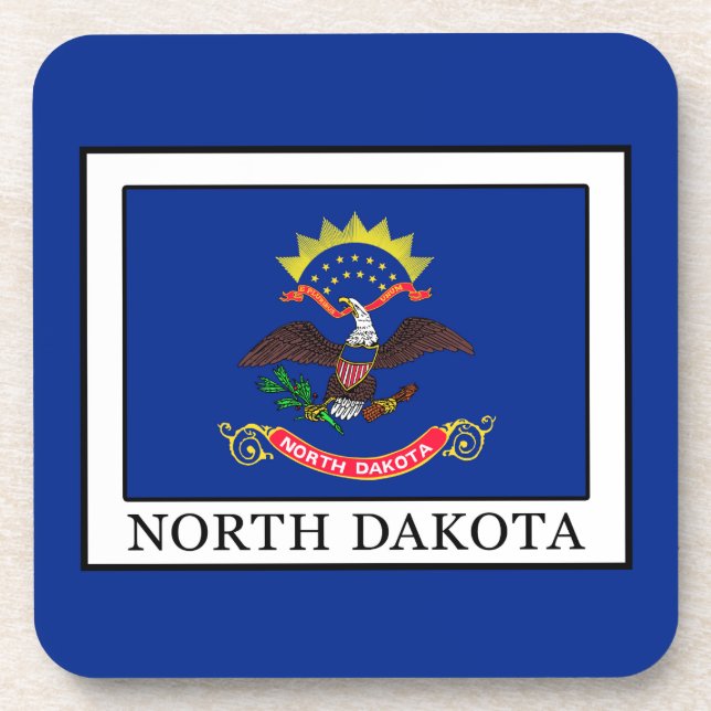 North Dakota Untersetzer (Vorderseite)