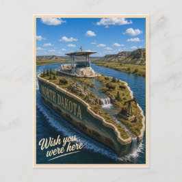 North Dakota | Wish You Were Here | State Serie Postkarte