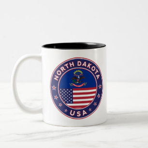 North Dakota Zweifarbige Tasse