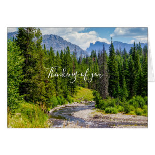 North Fork Shoshone River Denken Sie an Ihre Karte