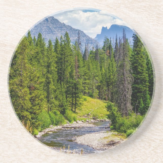 North Fork Shoshone River Getränkeuntersetzer (Vorne)
