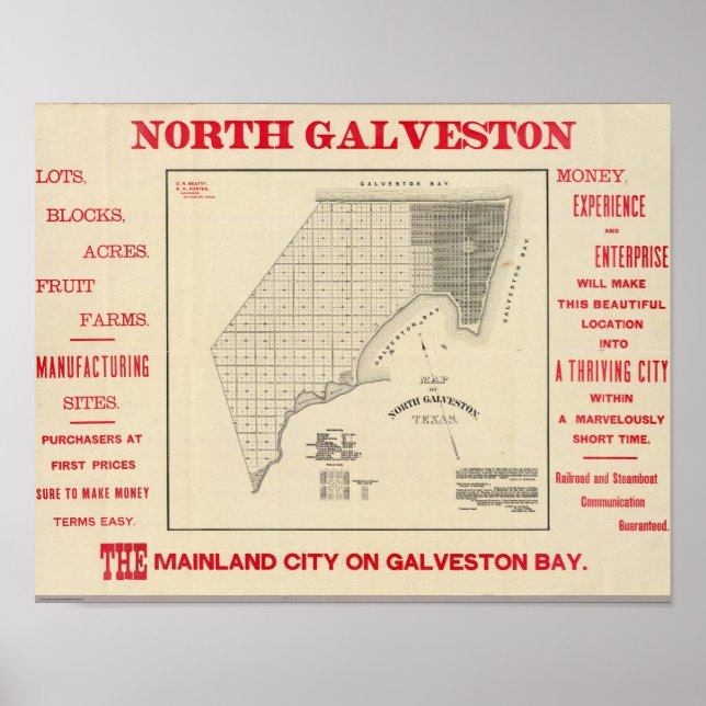 North Galveston Poster (Vorne)