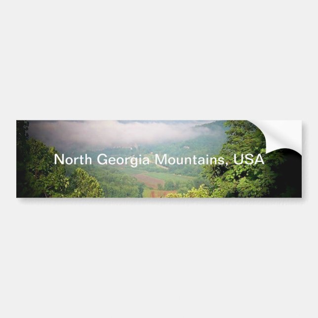 North Georgia Mountains, USA Autoaufkleber (Vorne)