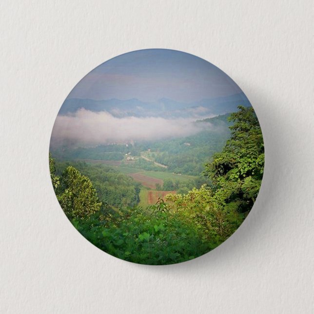 North Georgia Mountains, USA Button (Vorderseite)