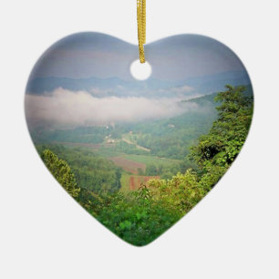 North Georgia Mountains, USA Keramik Ornament