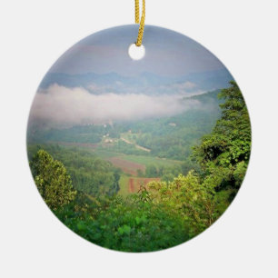 North Georgia Mountains, USA Keramik Ornament