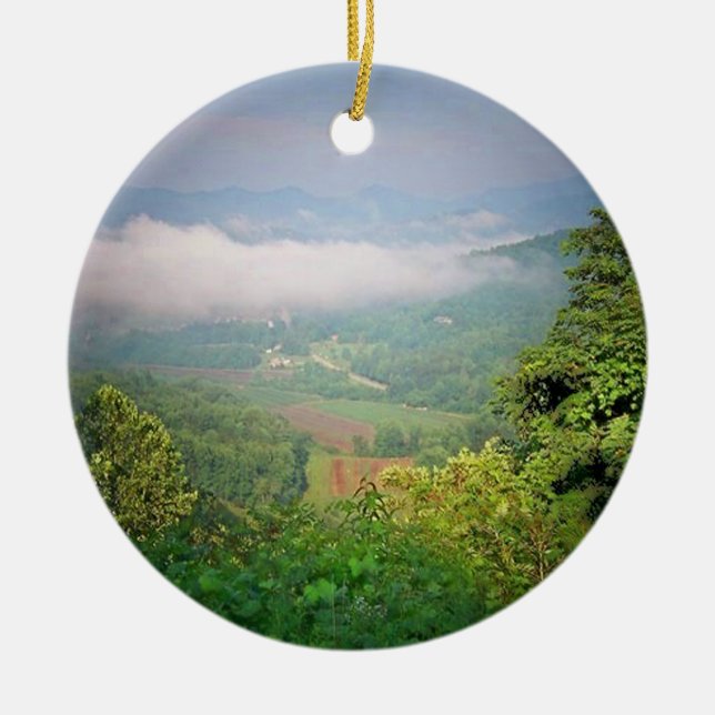 North Georgia Mountains, USA Keramik Ornament (Vorne)