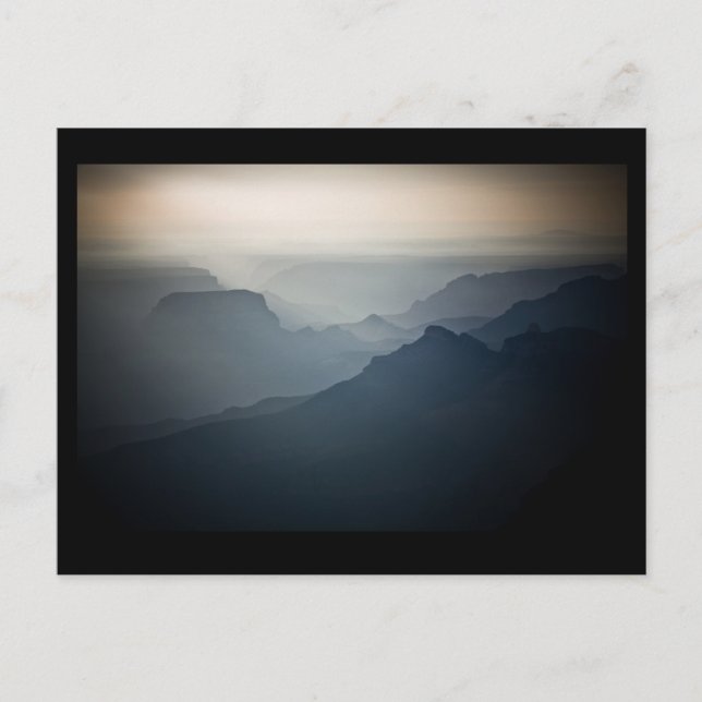 North Grand Canyon Sunrise Haze Postkarte (Vorderseite)