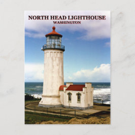 North Head Lighthouse, Washington Postcard Postkarte
