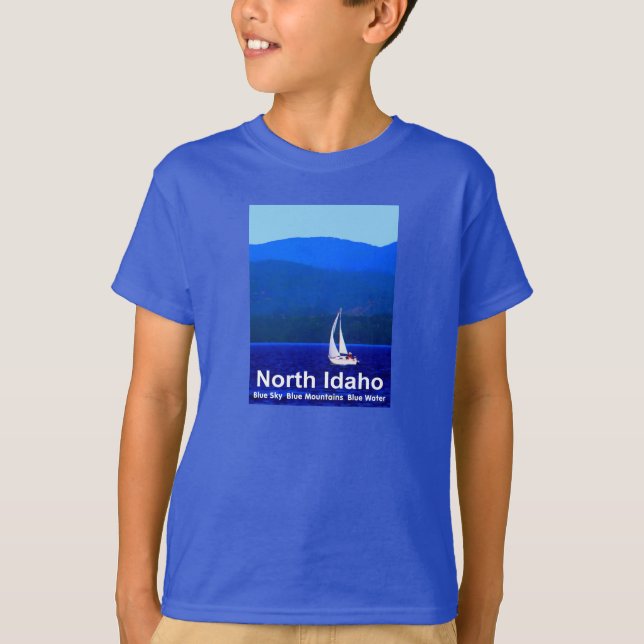 North Idaho Blue T-Shirt (Vorderseite)