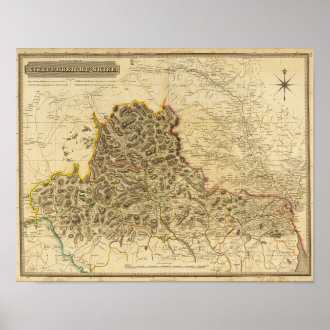 North Kirkcudbright Shire Poster (Vorne)