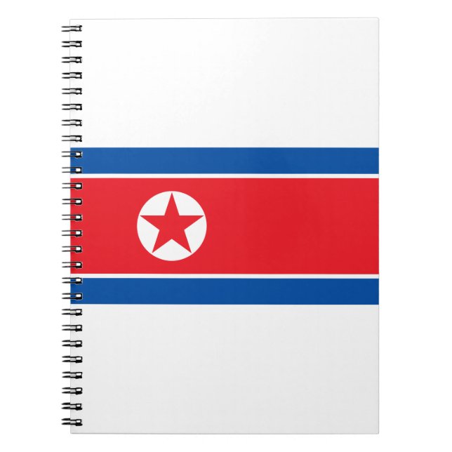 North Korea Flag Notizblock (Vorderseite)