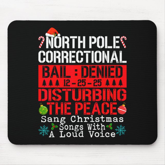 North Le Correctional sang Weihnachtslieder mit Lo Mousepad (Vorne)
