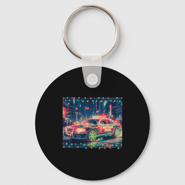 North Le Patrol Christmas Car Tee  Schlüsselanhänger (Vorderseite)