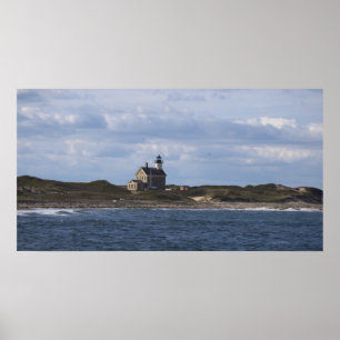 North Light Leuchtturm Block Island Poster