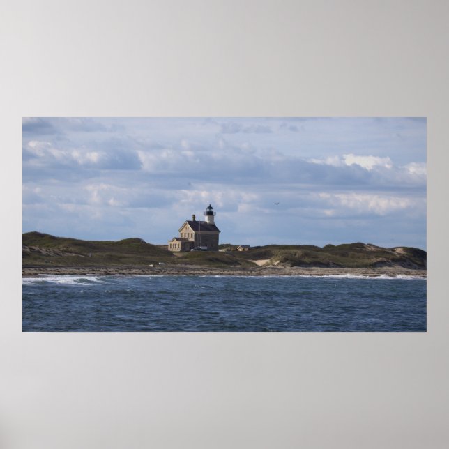 North Light Leuchtturm Block Island Poster (Vorne)