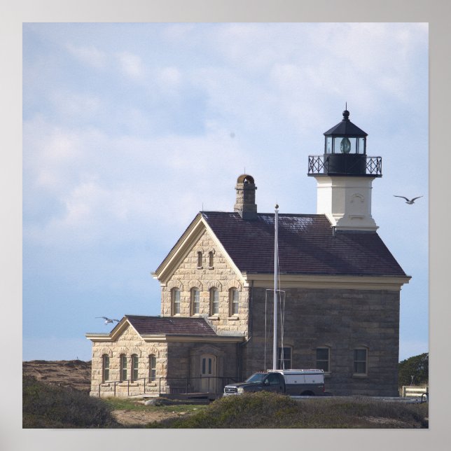North Light Lighthouse Rhode Island Poster (Vorne)