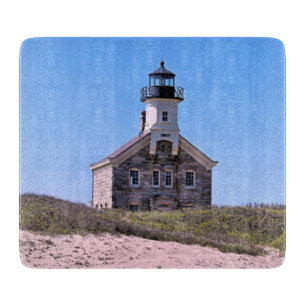 North Lighthouse Block Island RI Cutting Board Schneidebrett