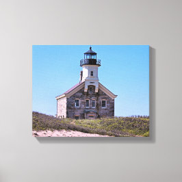 North Lighthouse, Block Island Wrapped Canvas Leinwanddruck