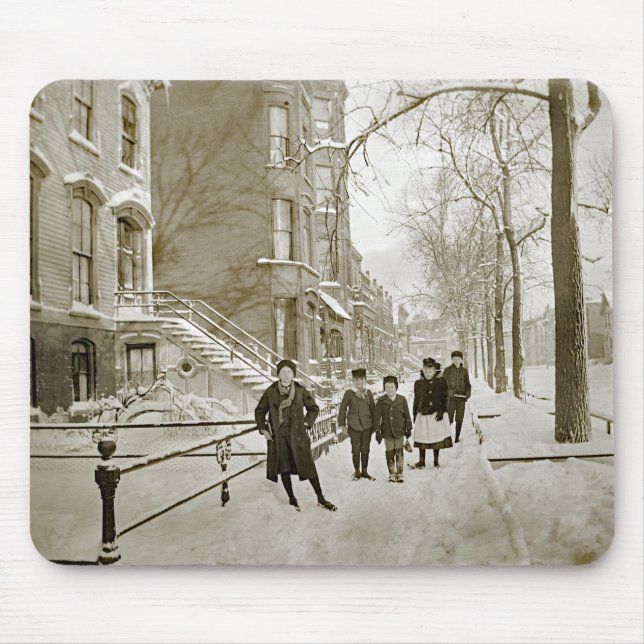 NORTH LINCOLN PARK CHICAGO W. OF MENOMINEE 1890S MOUSEPAD (Vorne)