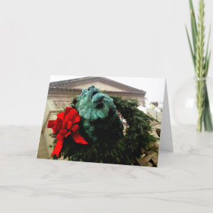 North Lion am Art Institute of Chicago Feiertagskarte