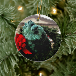 North Lion am Art Institute of Chicago Keramik Ornament