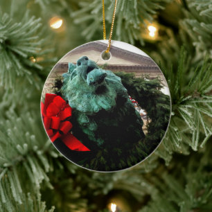 North Lion am Art Institute of Chicago Keramik Ornament