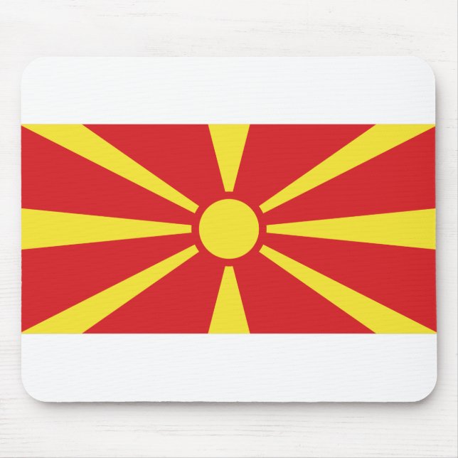 North Macedonia Flag Mousepad (Vorne)