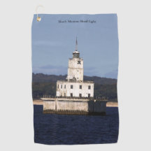 North Manitou Shoal Light Golf Handtuch