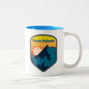 North Palisade California Sonnenaufgang Zweifarbige Tasse