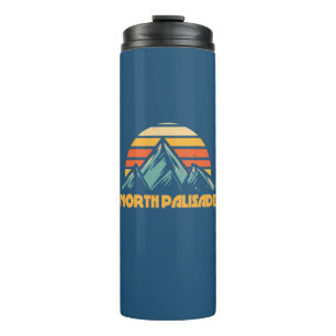 North Palisade Kalifornien Retro Türkis Thermosbecher