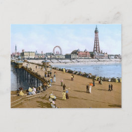 North Pier in Blackpool, England (c. 1900) Postkarte