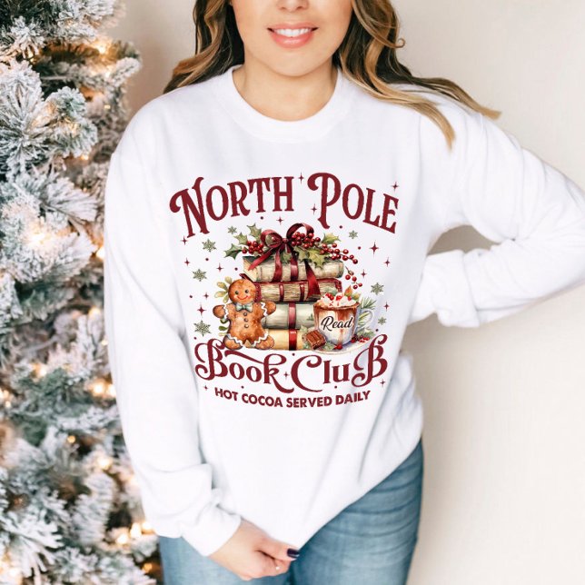North Pole Book Club Sweatshirt (Von Creator hochgeladen)