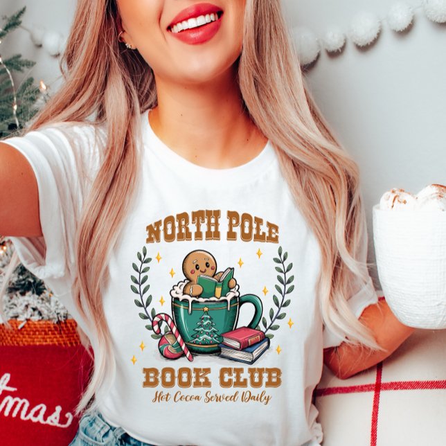 North Pole Book Club T - Shirt (Von Creator hochgeladen)