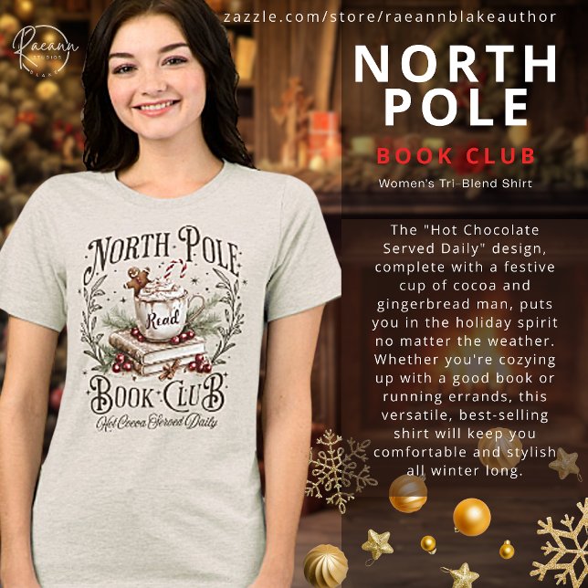 North Pole Book Club Women's Trimix T - Shirt (Von Creator hochgeladen)