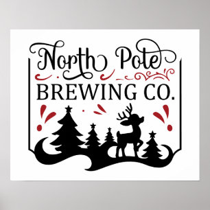 North Pole Brauerei Poster