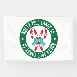 North Pole Candy Company Holiday Banner
