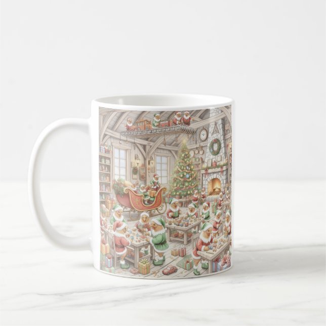 North Pole Chickens, Coffee Mug Kaffeetasse (Links)