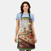 North Pole Confectionary, Apron